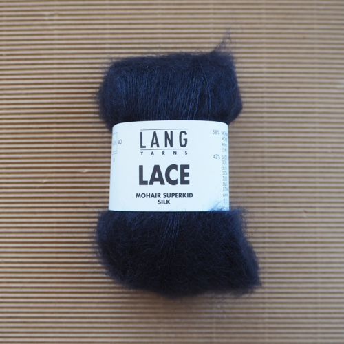 Lang lace, laivastonsininen 0025