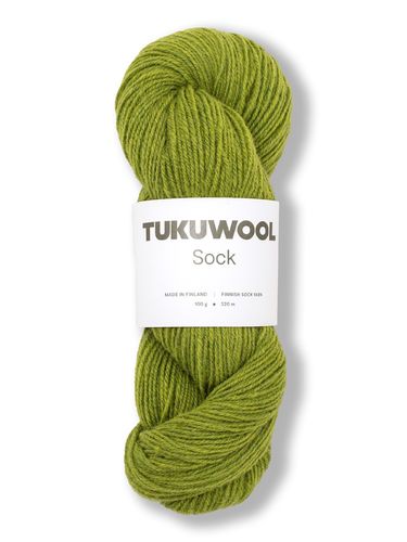 Tukuwool Sock, leaf green