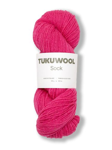 Tukuwool Sock, hot pink